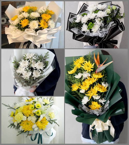 贵州毕节市威宁县迤那镇莲花村白事花束代送